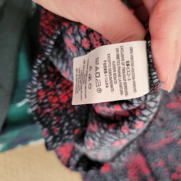 Free People Two Piece Floral Pants and Top Size XS Spring Summer Wide Leg - Picture 10 of 14